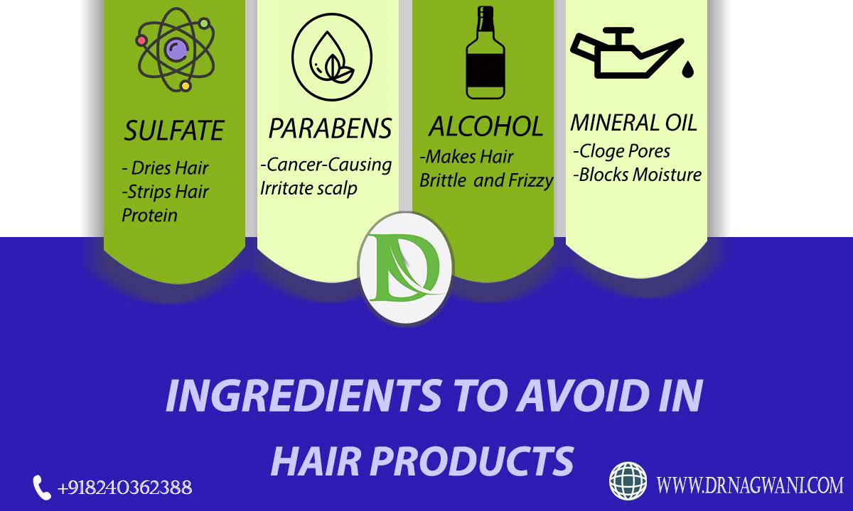 You are currently viewing Top 10 Ingredients to Avoid in Hair Products Dr. Nagwani’s Guide