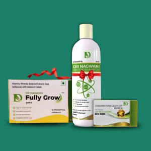 Dr. Nagwani 3 Products combo (Biotin Shampoo + Vitamin D3 + Fully Grow)