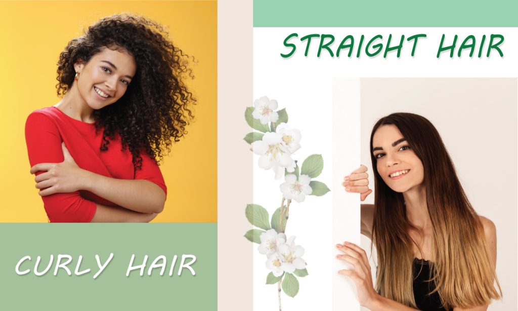 Curly vs Straight Hair