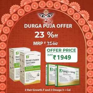 2 Hair Growth-F & 2 Omega 3+Cal